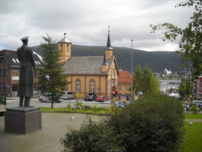 Marktplatz Blick auf Tromsö