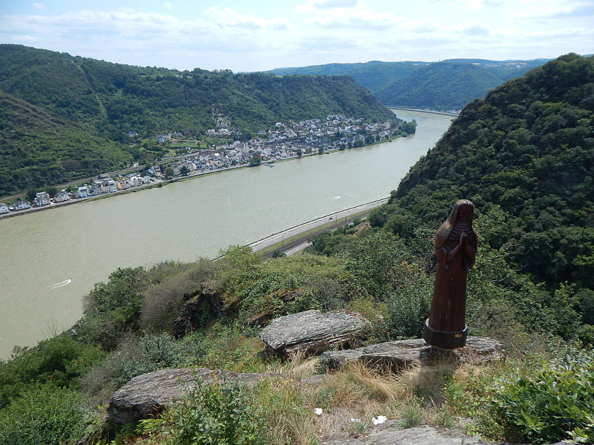 Der Aussichtspunkt Betende Nonne in Boppard-Weiler