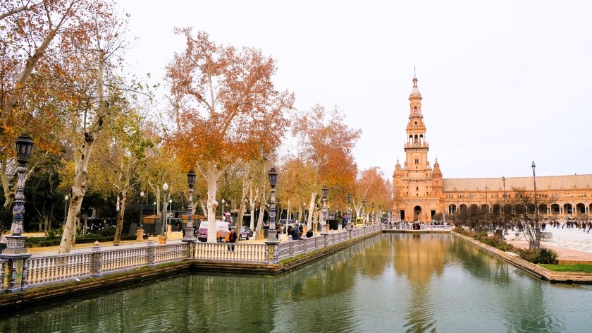 Sevilla ein Tag Plaza de Espana
